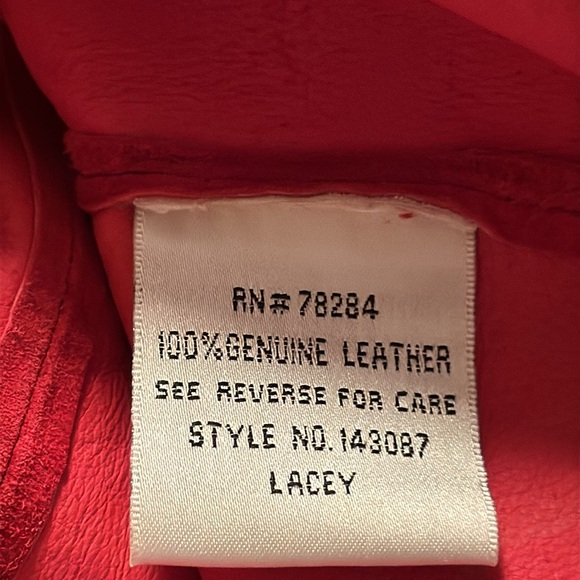 FINLEY Lacey Ruby Suede Leather Tie-Front Jacket Sz M EUC - Picture 5 of 6